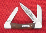 Buck 0701 701 Bronco Etched Blade Knife USA Made Script Shield UNUSED in Box Lot#701-7