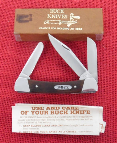 Buck 0701 701 Bronco 3 Blade Pocket Knife USA Made Pre 1986 Script Shield UNUSED  Lot#701-9