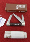 Buck 0703 703 Colt Wood Handle Pocket Knife 3 Blade USA Made Brown Box Lot#703-21