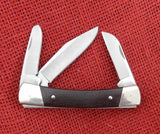 Buck 0703 703 Colt Wood Handle Pocket Knife 3 Blade USA Made Brown Box Lot#703-21