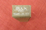Buck 0703 703 Colt Knife USA Brown Box Script Stamp 703-26
