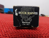 Buck 0704 704 Maverick Knife Single Blade Slipjoint 1991 USA 704-12