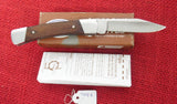 Buck 0704 704 Maverick Wood Handle Pocket Knife Single Blade Slipjoint Early 80's USA Made Lot#704-6
