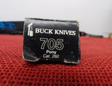 Buck 0705 705 Pony Knife 1995 USA Wood Handle 705-16