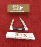 Buck 0705 705 Pony Box says Amigo Knife Early 80's Wood Handle Script Shield 425M 705-14