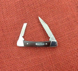 Buck 0705 705 Pony Box says Amigo Knife Early 80's Wood Handle Script Shield 425M 705-14