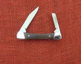 Buck 0705 705 Pony Box says Amigo Knife Early 80's Wood Handle Script Shield 425M 705-14