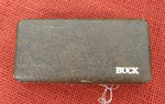 Buck 0705 705 Pony Etched Blade Knife Made USA Wood Handle 1980-1981 Lot#705-5