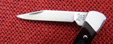 Buck 0705 705 Pony Box says Amigo Knife Early 80's Wood Handle Script Shield 425M 705-14