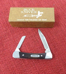 Buck 0705 705 Pony Box says Amigo Knife Discontinued USA Early 1980's Wood Handle Script Shield 425M Lot#705-12