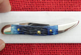 Case 07054 Tiny Toothpick Blue Bone Red Shield Pocket Knife USA Made 2008 UNUSED