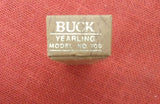 Buck 0709 709 Yearling Pocket Knife USA 1980's Script Shield 425M 709-11