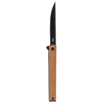 Columbia River CRKT 7097DK CEO Flipper Knife Black Plain Blade TAN GRN Richard Rogers