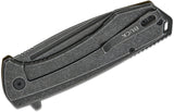 Buck 0713GRS Ruckus D2 Drop Point Flipper Knife OD Green Framelock Stonewashed
