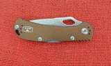 Buck 0722BRX 722 SpitFire Knife Brown Aluminum 2019 Combo Edge BU-636