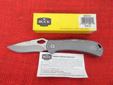 Buck 0722GYS1 722 SpitFire Knife Gray Aluminum Orange Spacer 2013 BU-634