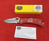 Buck 0722RDSRMEF 722 SpitFire Knife Red Aluminum RMEF 2017 BU-635