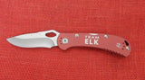 Buck 0722RDSRMEF 722 SpitFire Knife Red Aluminum RMEF 2017 BU-635
