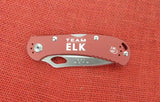 Buck 0722RDSRMEF 722 SpitFire Knife Red Aluminum RMEF 2017 BU-635