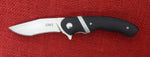 Columbia River CRKT 7280 Snarky Flipper Knife Philip Booth Design Recurve Blade  Liner Lock