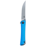 Columbia River CRKT 7540 Kalbi Jeff Park Flipper Knife Blue Acuto 440 Liner Lock Aluminum Handles