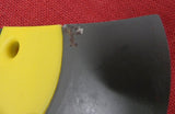 Buck 0757 757 Camp Axe Hatchet Yellow Ergonomic Handle USA 2005 Knife Lot#BU-434