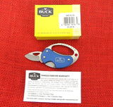 Buck 0759BLS2 759 Metro Keychain Knife Blue Aluminum 2012 USA