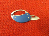 Buck 0759BLS2 759 Metro Keychain Knife Blue Aluminum 2012 USA