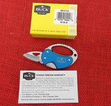 Buck 0759BLSW 759 Metro Keychain Knife Blue Aluminum 2013 USA