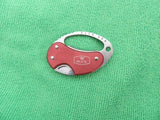 Buck 0759RDS2 759 Metro Keychain Knife Red Aluminum 2012 USA