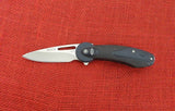 Buck 0766BKS 766 Revel SafeSpin Knife Black GRN Button Lock BU-575