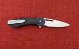 Buck 0766BKS 766 Revel SafeSpin Knife Black GRN Button Lock BU-575