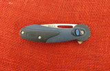 Buck 0766BLS 766 Revel SafeSpin Knife Blue GRN Button Lock BU-573