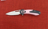 Buck 0766PNS 766 Revel SafeSpin Knife Pink GRN Button Lock BU-572