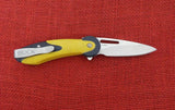 Buck 0766YWS 766 Revel SafeSpin Knife Yellow GRN Button Lock BU-574