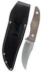 Case 76935 CT1 Hunter Knife Chris Taylor OD Burlap Micarta Black 1095 Carbon Blade Leather Sheath USA