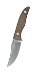 Case 76935 CT1 Hunter Knife Chris Taylor OD Burlap Micarta Black 1095 Carbon Blade Leather Sheath USA