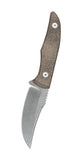 Case 76935 CT1 Hunter Knife Chris Taylor OD Burlap Micarta Black 1095 Carbon Blade Leather Sheath USA