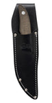 Case 76935 CT1 Hunter Knife Chris Taylor OD Burlap Micarta Black 1095 Carbon Blade Leather Sheath USA