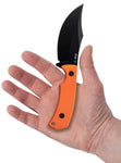 Case 76937 CT3 Hunter Knife Chris Taylor Orange G10 Black 1095 Carbon Blade Leather Sheath USA