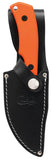 Case 76937 CT3 Hunter Knife Chris Taylor Orange G10 Black 1095 Carbon Blade Leather Sheath USA