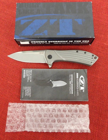 Zero Tolerance Knife by Kershaw ZT 0801 801 Rexford Flipper Elmax Titanium USA Made Discontinued