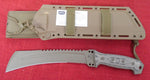 Buck 0808BRX2 808 Talon Tactical Fixed Blade Chopper Knife Tan Micarta 5160 USA 808BRX2 Lot#BU-284