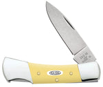 Case 81089 Small Lockback Knife Yellow Synthetic Stainless 31225L SS