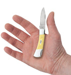 Case 81089 Small Lockback Knife Yellow Synthetic Stainless 31225L SS