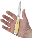 Case 81091 Trapper w/ Pocket Clip Yellow 3254C SS