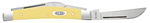 Case 81098 Small Congress Pocket Knife Smooth Yellow Synthetic 4 Blade 2023 Vault Pattern USA Made 3468 SS