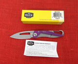Buck 0818PPS 818 Apex Knife Purple Aluminum 2014 BU-576