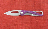 Buck 0818PPS 818 Apex Knife Purple Aluminum 2014 BU-576