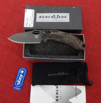 Benchmade Knife 818GY-1901 Mini Loco Limited Edition 2019 CPM-20CV Smoke Gray PVD Blade Python Micarta Handles